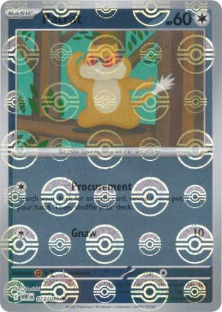 Patrat⁣ - White Flare: Poké Ball Foil⁣ (Common)⁣ [072] English / Near Mint / Reverse-Holo Normal