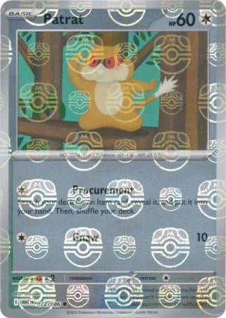 Patrat⁣ - White Flare: Additionals⁣ (Common)⁣ [072] English / Near Mint / Reverse-Holo Normal