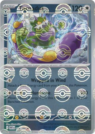 Tornadus⁣ - White Flare: Poké Ball Foil⁣ (Rare)⁣ [078] English / Near Mint / Reverse-Holo Normal