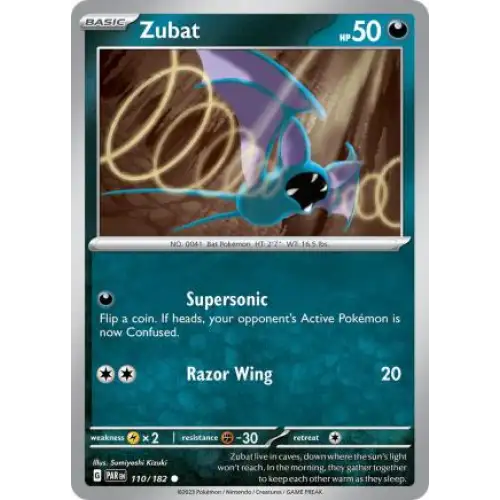 Zubat - 110/182 - Enkeltkort