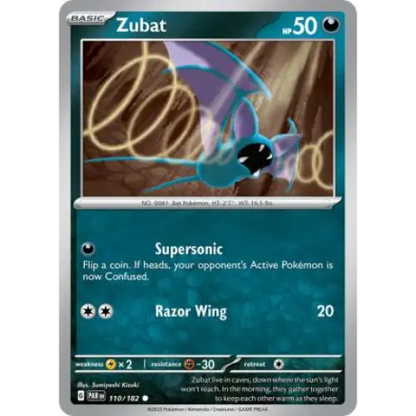 Zubat - 110/182 - Enkeltkort