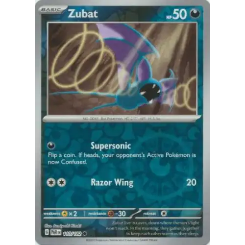 Zubat - Reverse - 110/182 - Enkeltkort