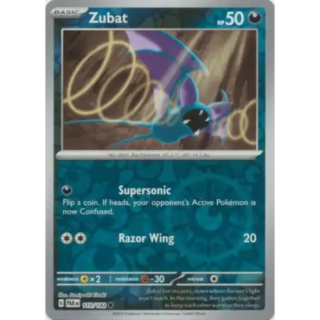 Zubat - Reverse - 110/182 - Enkeltkort