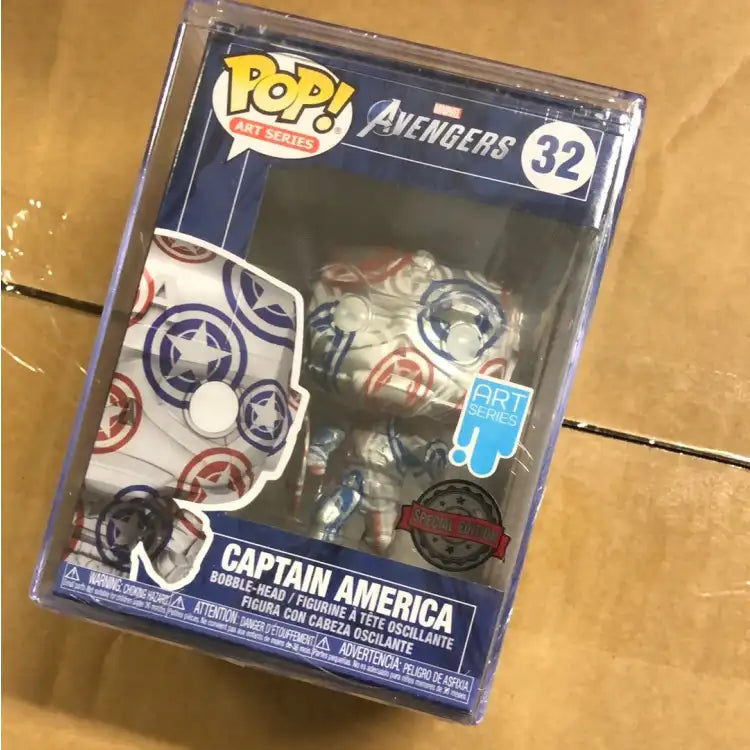 Funko Pop! Art Series: Marvel Patriotic Age - Captain 