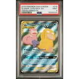 Pokemon Unified Minds: Slowpoke & Psyduck GX #218 - PSA 9, Mint - ADLR Poké-Shop