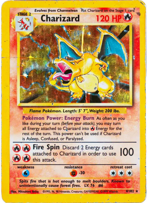 Pokémon-kort i stand played